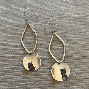 Silpada Silver Geometric Earrings